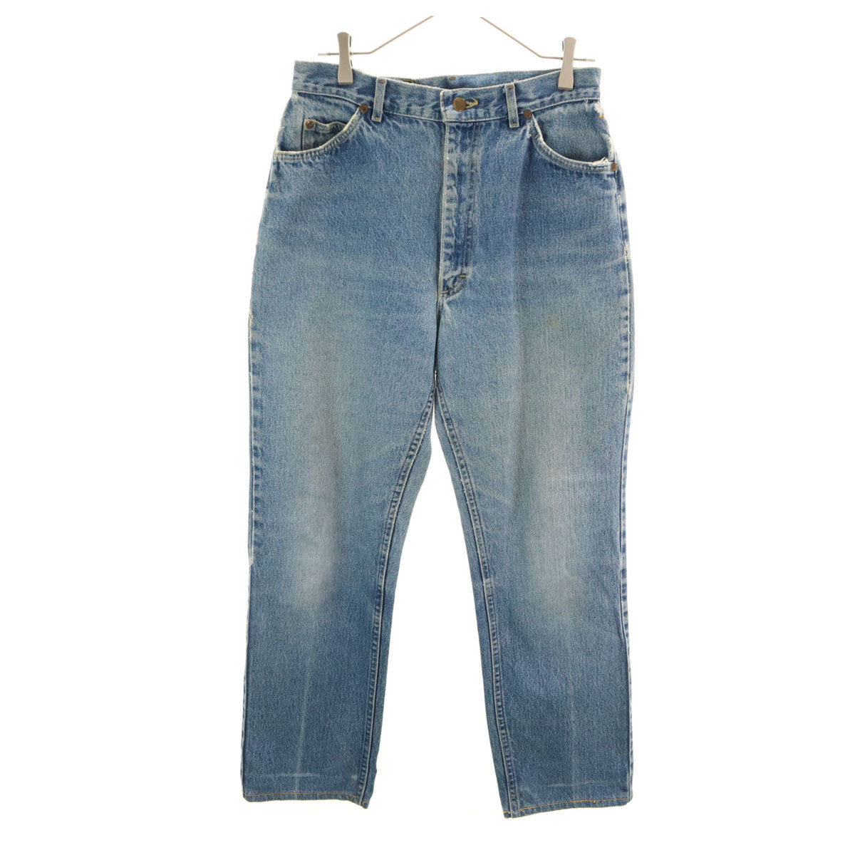 Lee リー 90s USA製 オールド テーパードデニムパンツ 15 M ブルー ジーンズ レディース