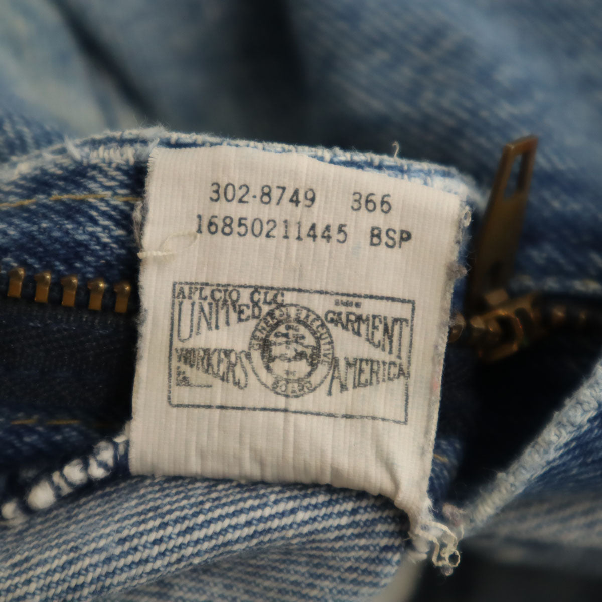 Lee リー 90s USA製 オールド テーパードデニムパンツ 15 M ブルー ジーンズ レディース