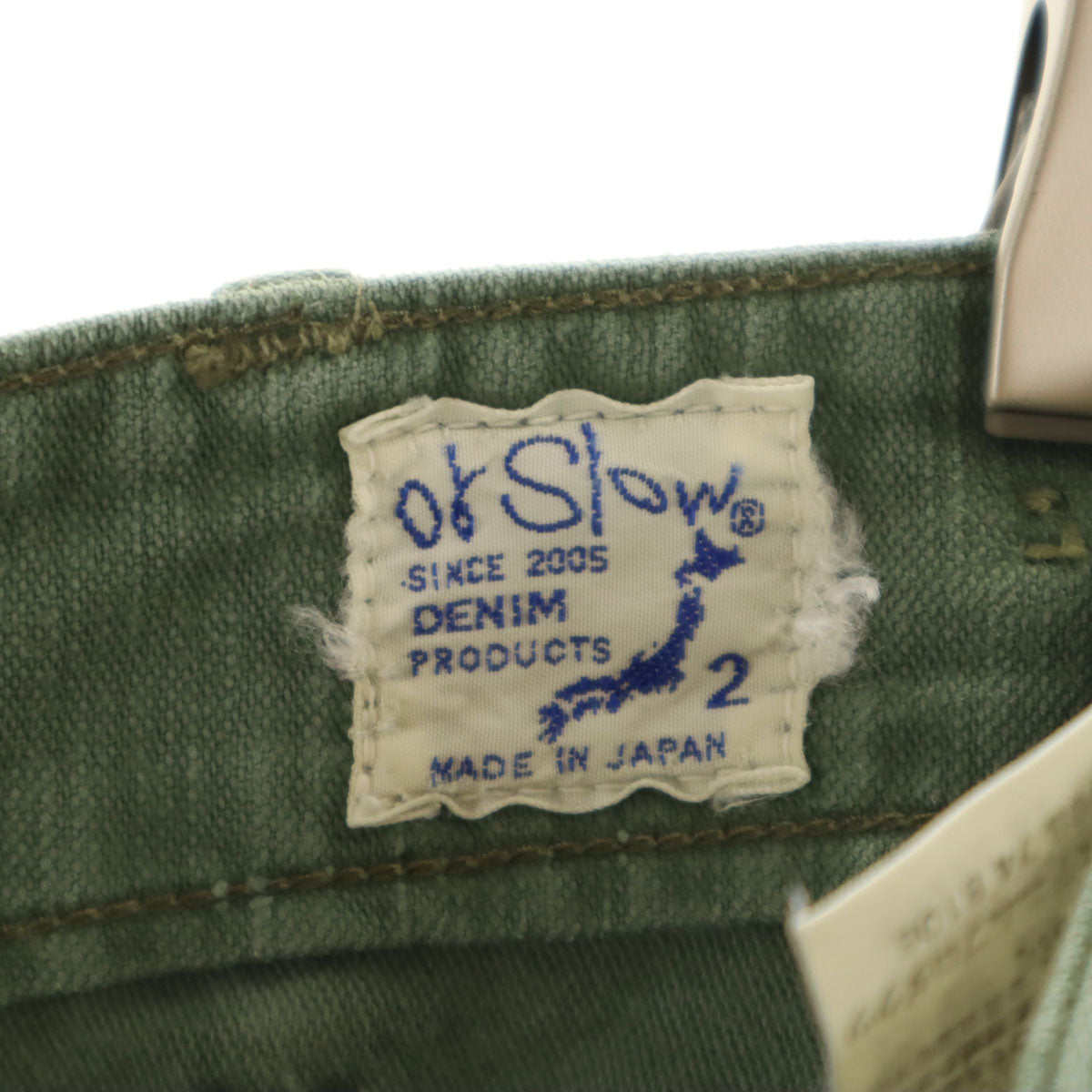 orSlow オアスロウ 日本製 ロングパンツ 2 カーキ系 メンズ