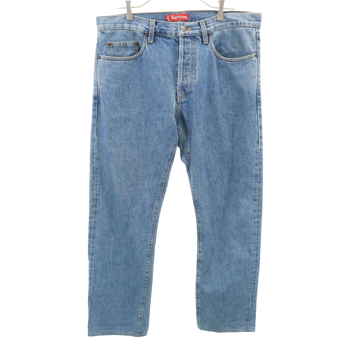 Supreme シュプリーム USA製 デニムパンツ W34 ジーンズ ボタンフライ メンズ