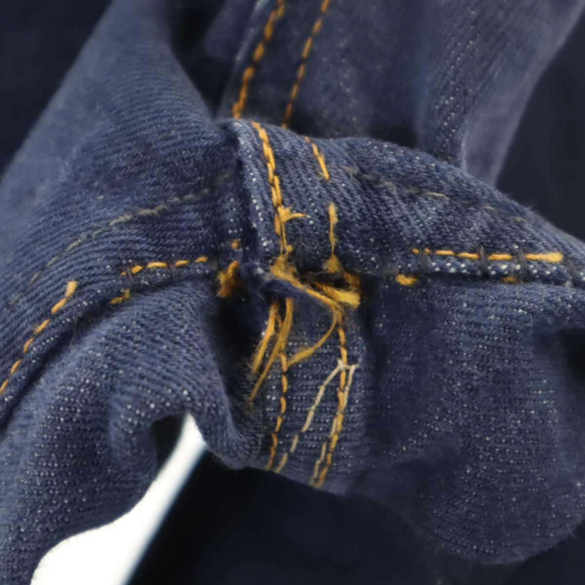 Levi's リーバイス 70s ビックE オレンジタブ フレアデニムパンツ ネイビー系 ジーンズ レディース