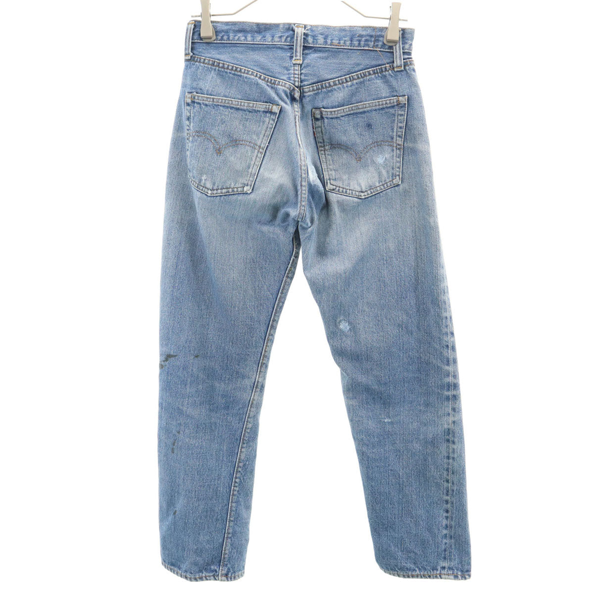 Levi's リーバイス 70s 赤耳 66前期 スモールe ヴィンテージ ボタン裏6 デニムパンツ w29 ブルー系 ジーンズ レディース