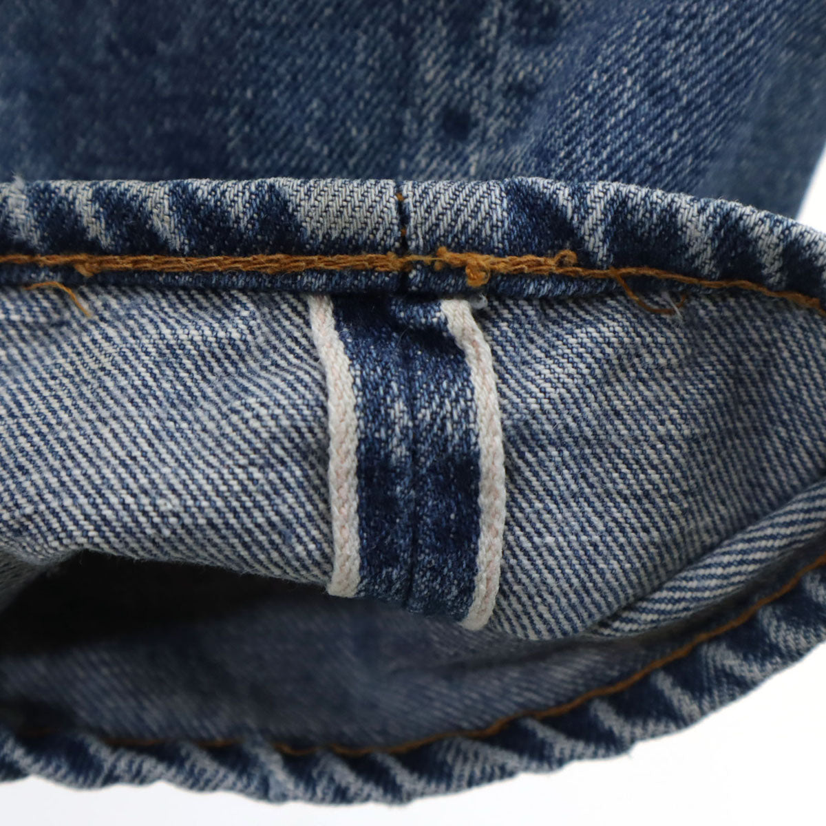 Levi's リーバイス 70s 赤耳 66前期 スモールe ヴィンテージ ボタン裏6 デニムパンツ w29 ブルー系 ジーンズ レディース