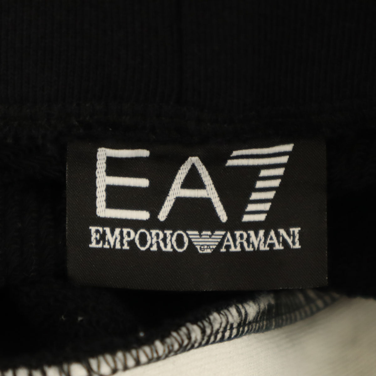 Emporio Armani エンポリオアルマーニ ワイドパンツ S ブラック スウェット レディース