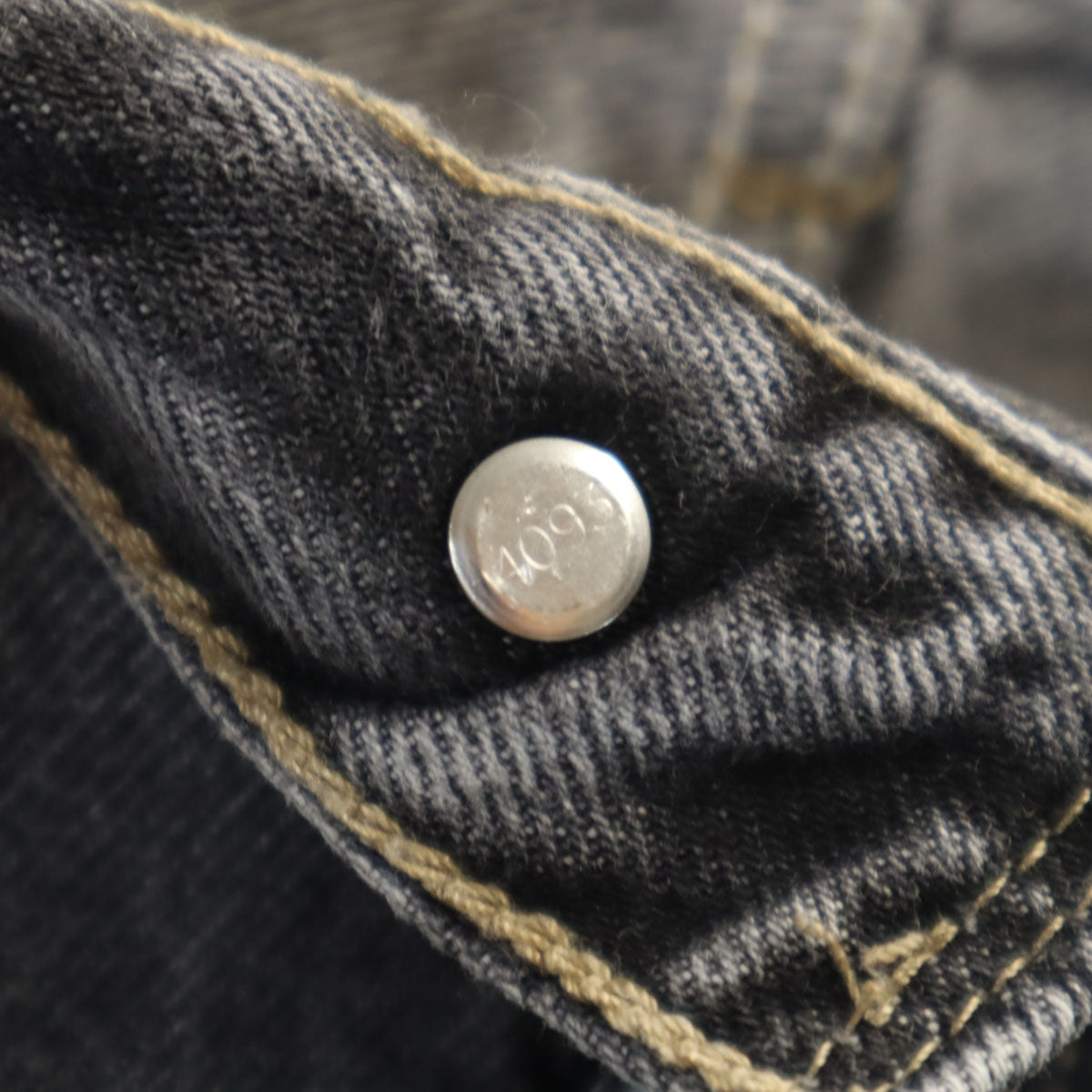 Levi's リーバイス 569 ルーズ ストレートデニムパンツ w38 グレー ジーンズ メンズ