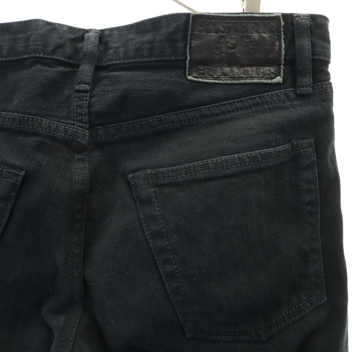 HYSTERIC GLAMOUR ヒステリックグラマー 日本製 スタッズ デニムパンツ w30 ブラック メンズ