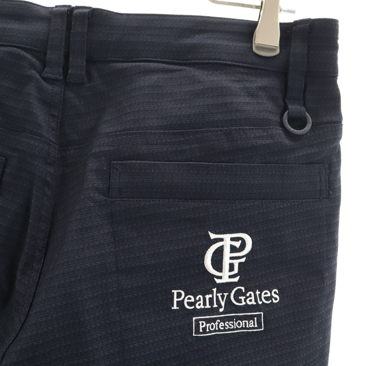 未使用 PEARLY GATES パーリーゲイツ ゴルフ ロングパンツ 4 ネイビー メンズ