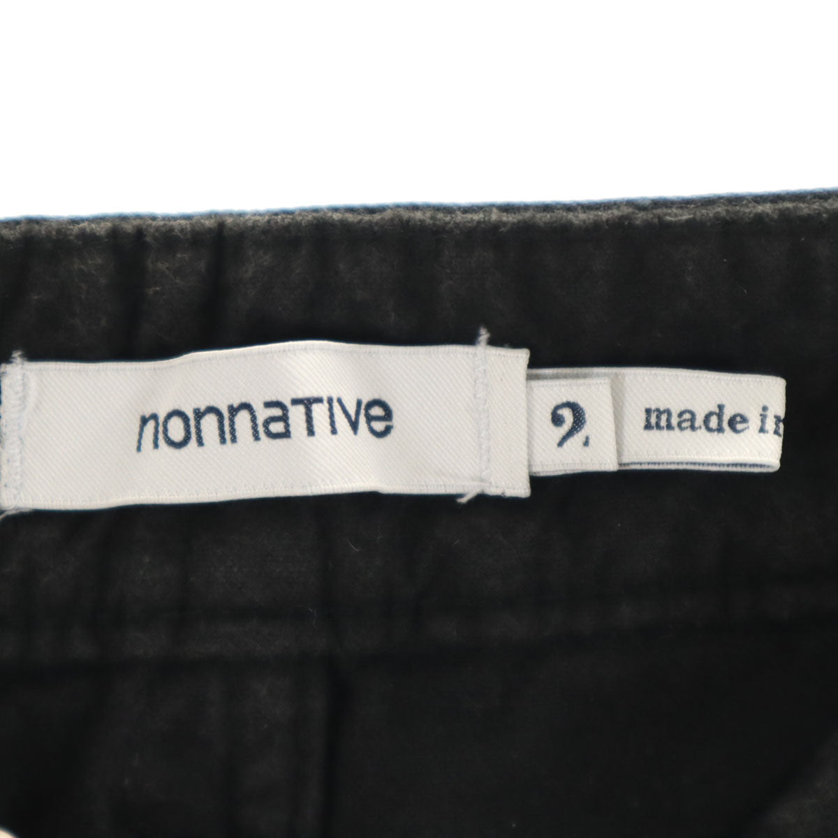 nonnative ノンネイティブ 日本製 DWELLER 5P DROPPED FIT ロングパンツ 2 ブラック メンズ