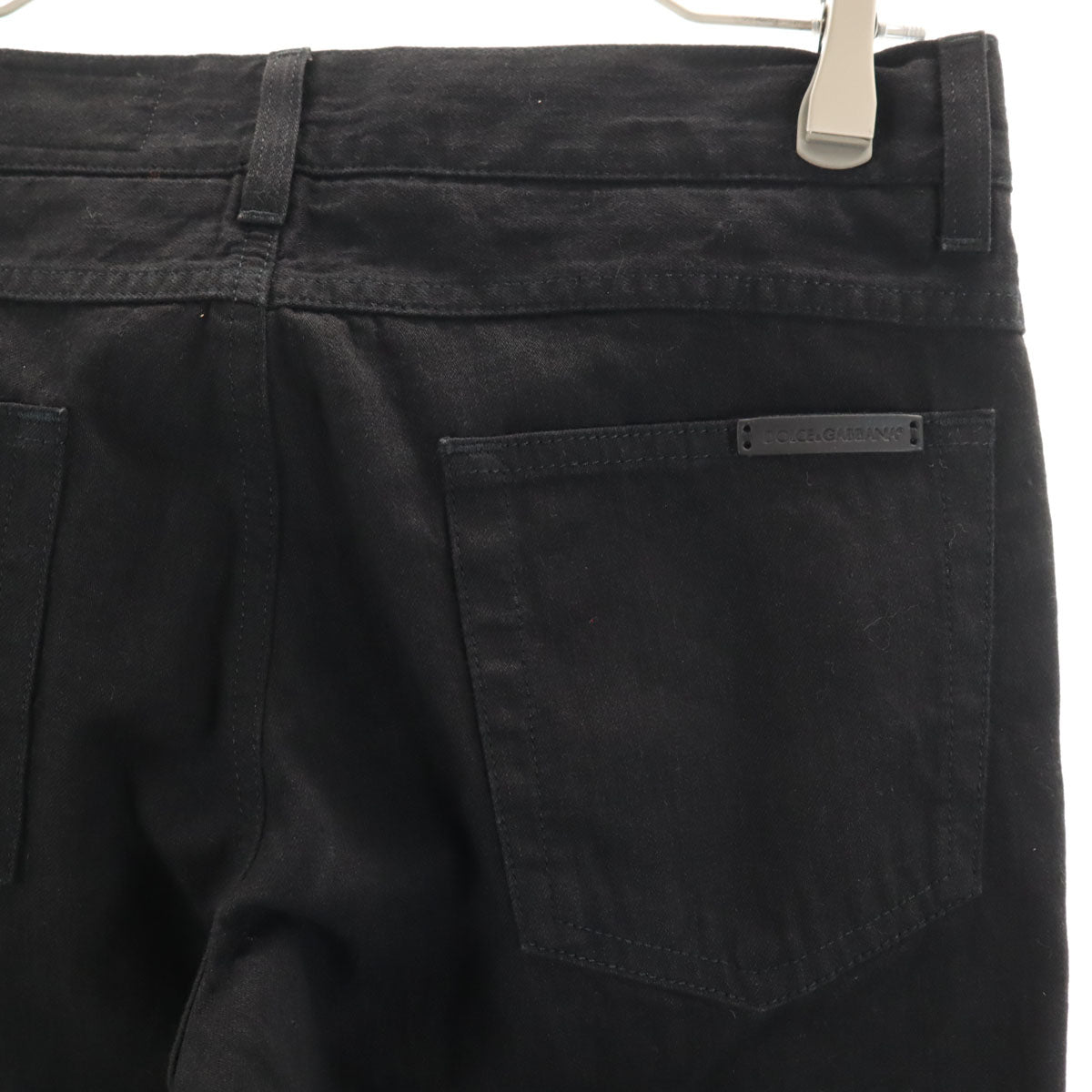 DOLCE&GABBANA DENIM ドルチェアンドガッバーナ デニム イタリア製 ロングパンツ 44 ブラック メンズ