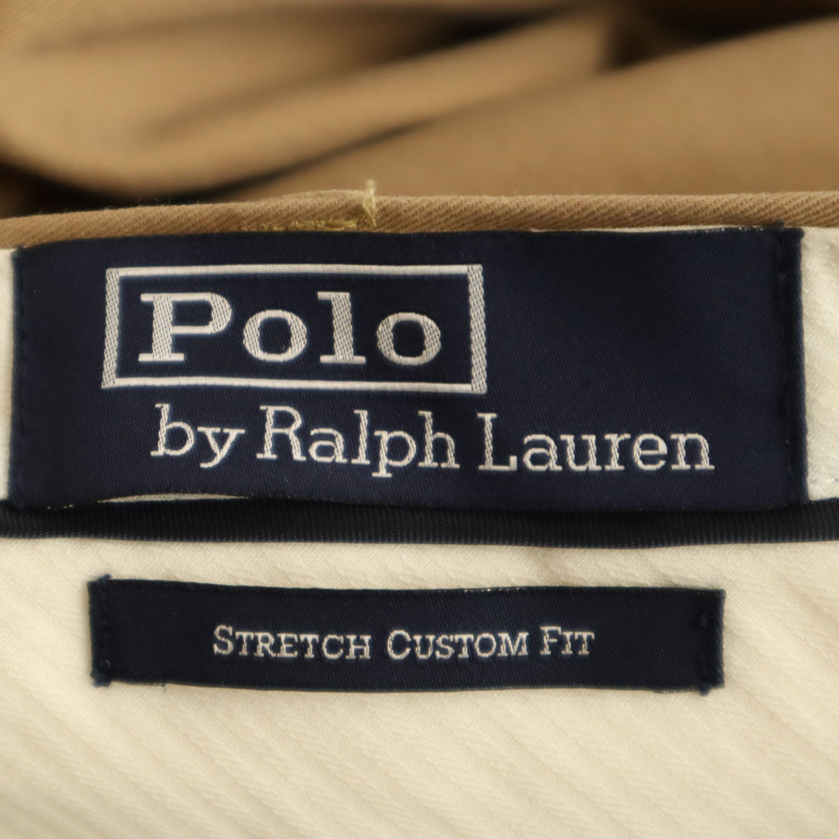 Polo by Ralph Lauren ポロバイラルフローレン 未使用 ストレッチ カスタムフィット パンツ W32 ベージュ メンズ