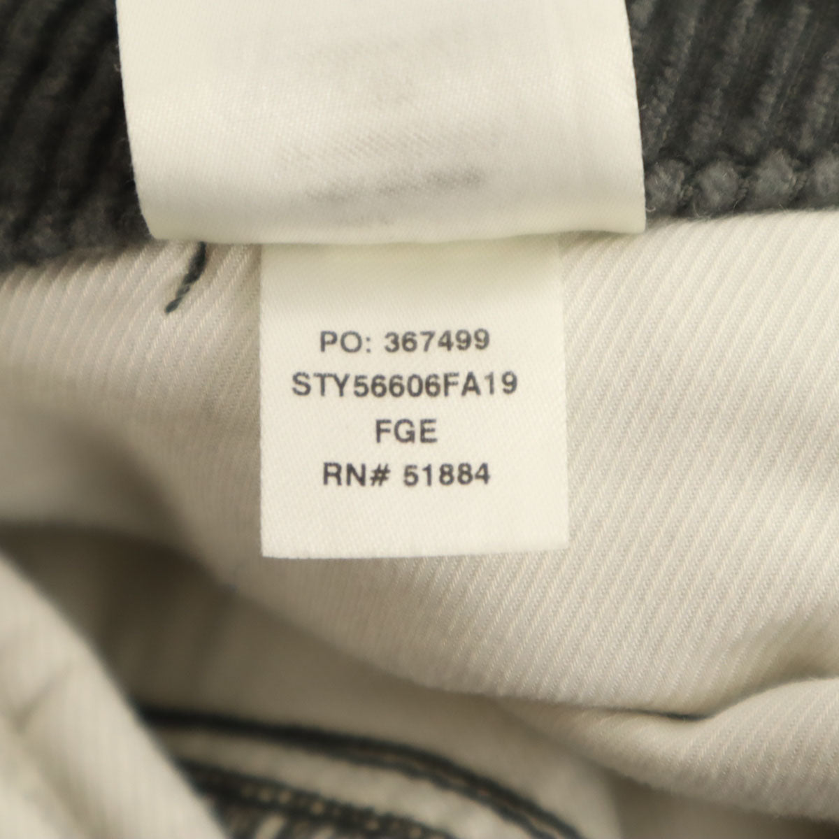 patagonia パタゴニア コーデュロイパンツ W30 チャコールグレー 56606FA19 アウトドア メンズ