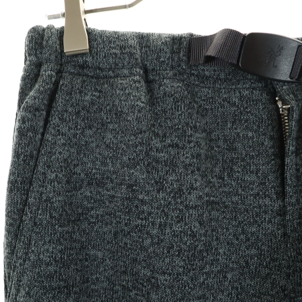 美品 Gramicci グラミチ BEAMS BOY ビームスボーイ別注 ニットフリース パンツ F グレー アウトドア レディース