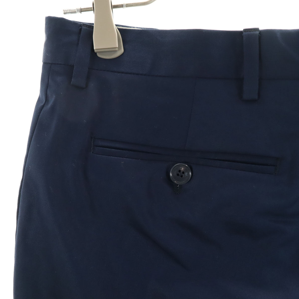 ETRO エトロ イタリア製 スラックスパンツ 44 ネイビー メンズ