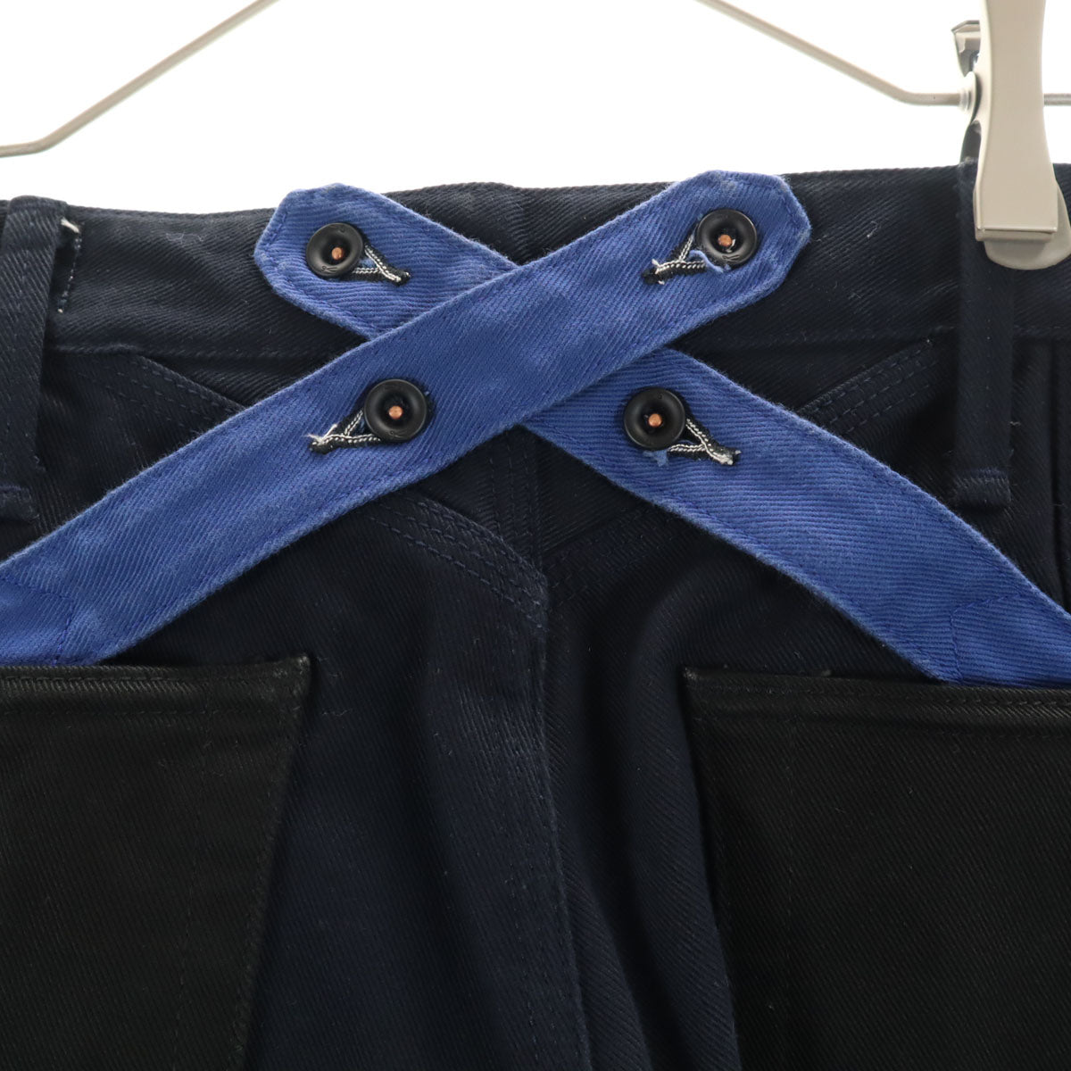 DENHAM デンハム 日本製 CROSSBACK CARROT FIT パンツ W32 ネイビー メンズ