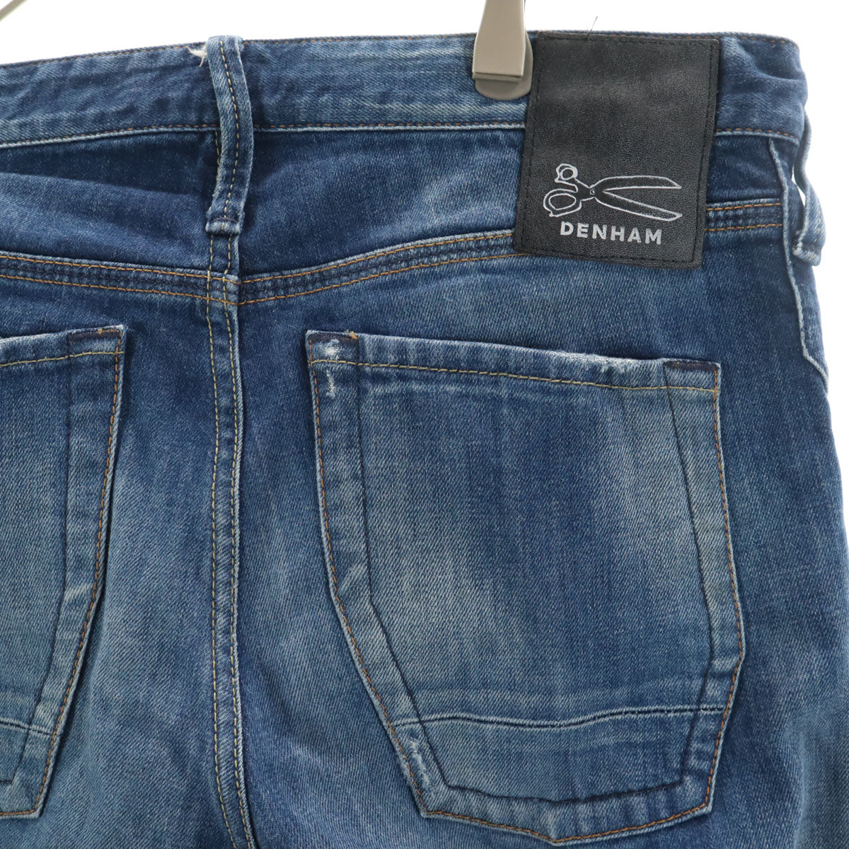 DENHAM デンハム SKIN スリムデニムパンツ W30 ウォッシュブルー ジーンズ メンズ