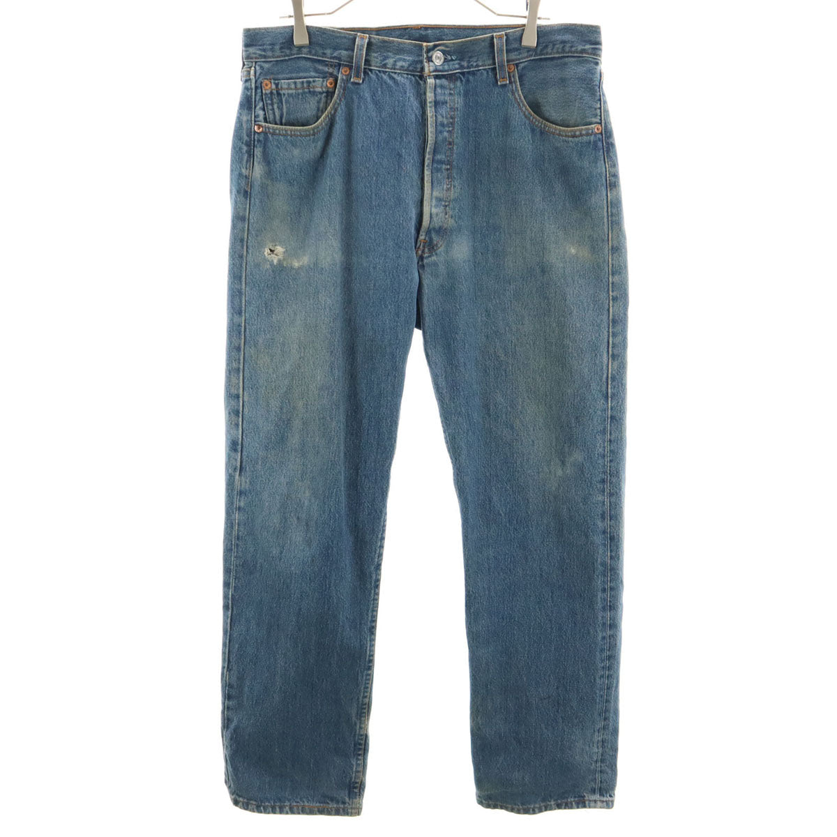 Levi's リーバイス 90s 501 USA製 オールド ストレートデニムパンツ W36 ウォッシュブルー ジーンズ メンズ