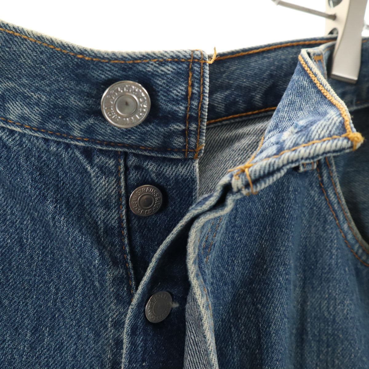 Levi's リーバイス 90s 501 USA製 オールド ストレートデニムパンツ W36 ウォッシュブルー ジーンズ メンズ