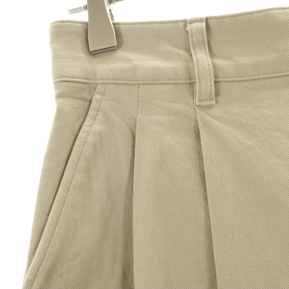 未使用 Danton ダントン 2タック ワイドパンツ 38 ベージュ レディース