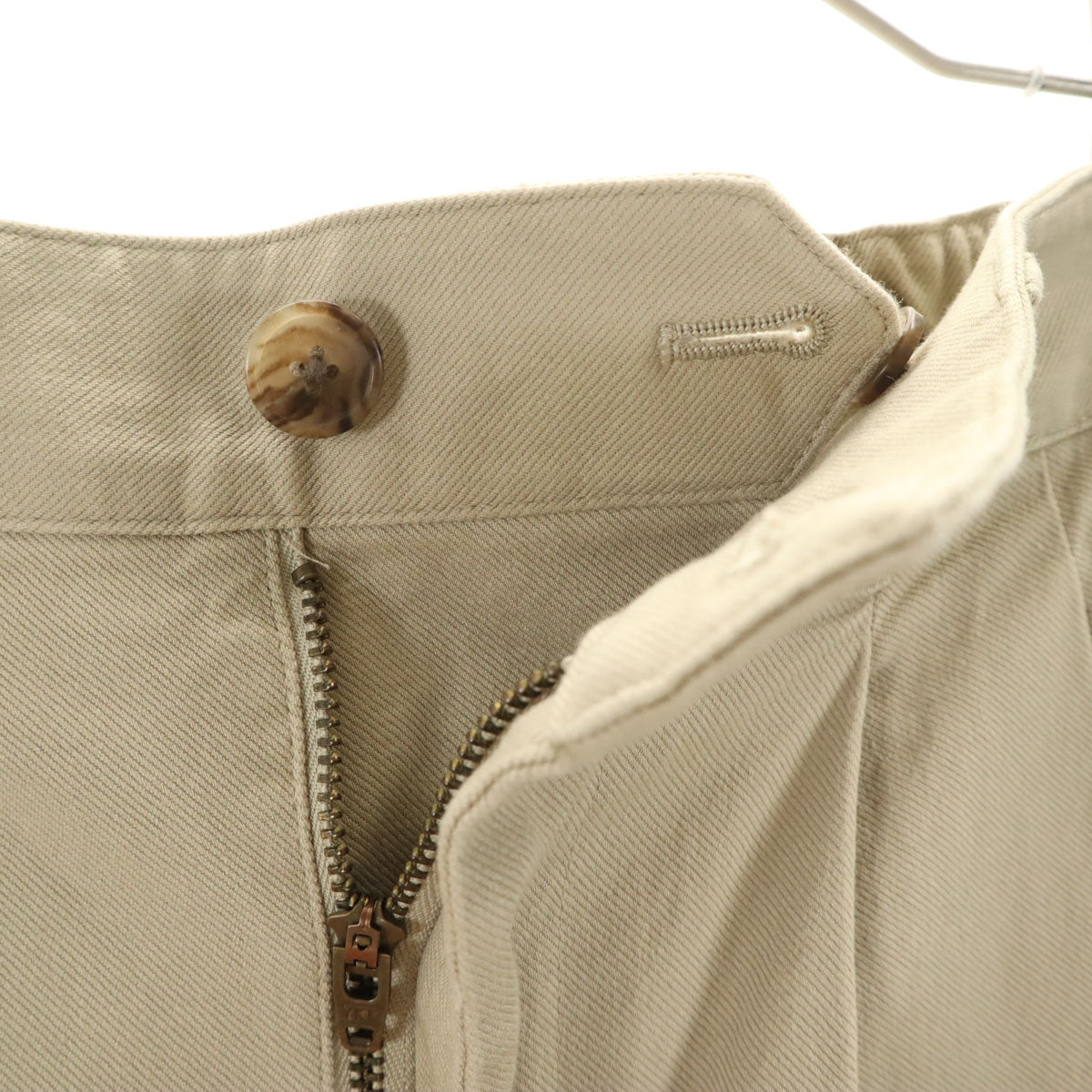 未使用 Danton ダントン 2タック ワイドパンツ 38 ベージュ レディース