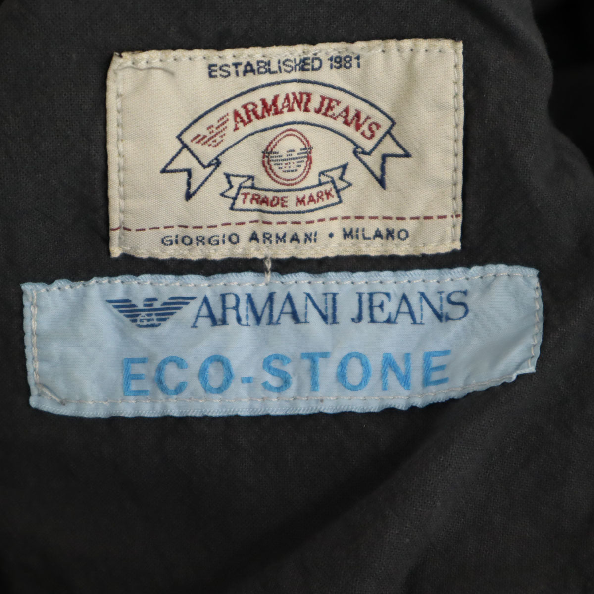 ARMANI JEANS アルマーニジーンズ 90s イタリア製 オールド ワークパンツ 48 チャコールグレー メンズ