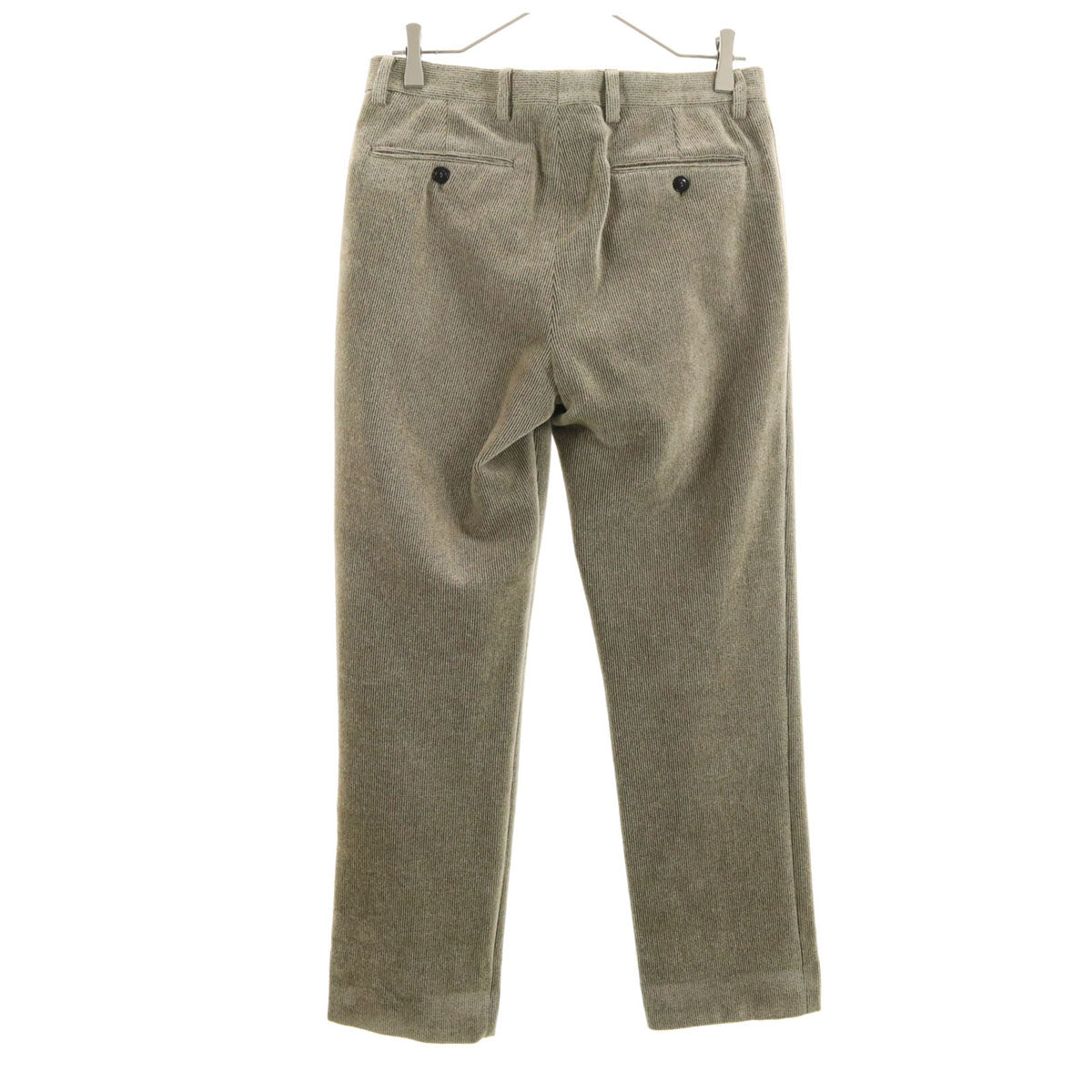 GIORGIO ARMANI ジョルジオアルマーニ イタリア製 細畝 スラックスパンツ 44 ベージュ メンズ