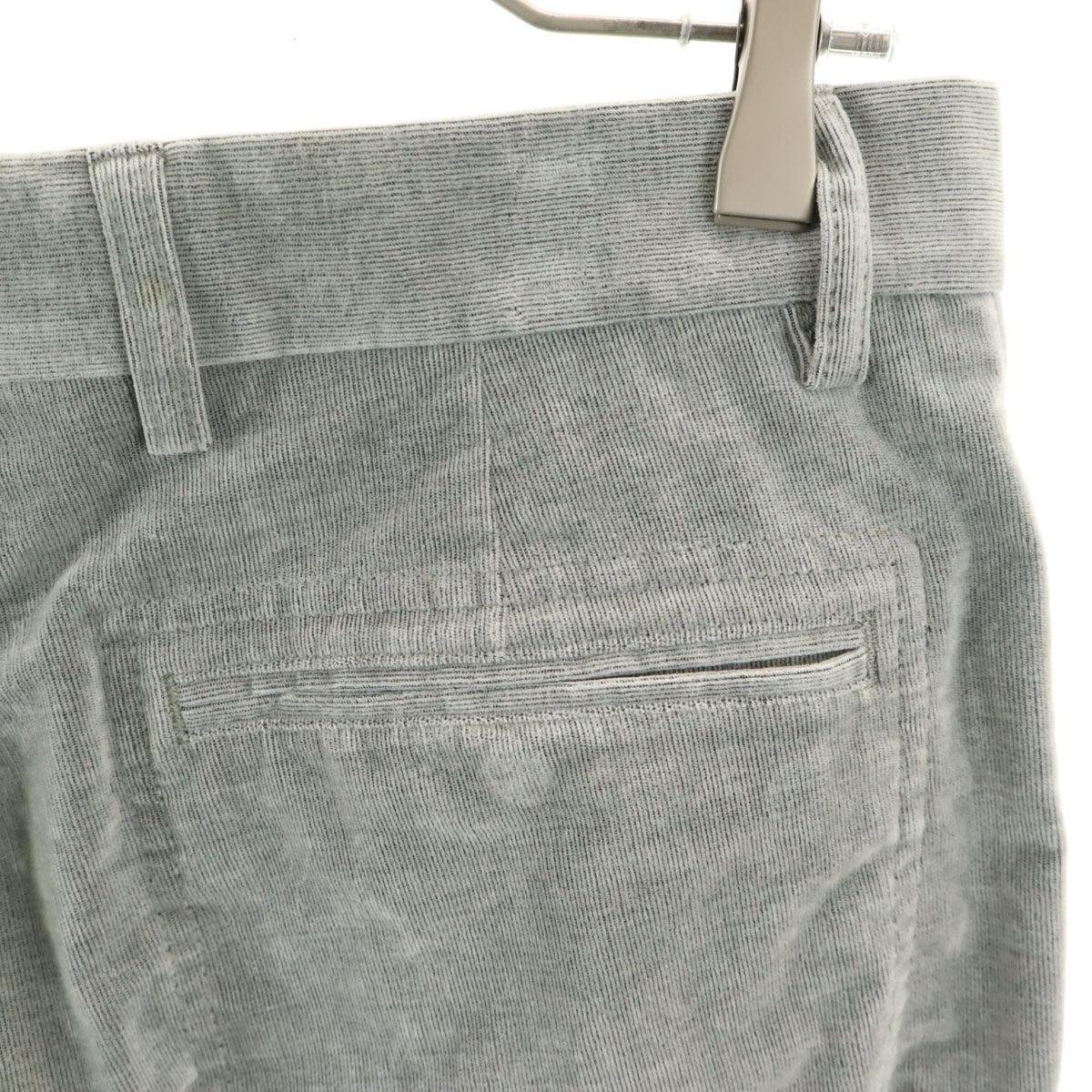 GIORGIO ARMANI ジョルジオアルマーニ イタリア製 ベロア調 パンツ 46 グレー メンズ