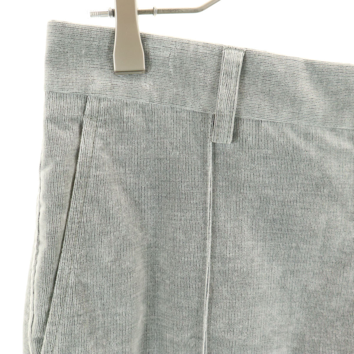 GIORGIO ARMANI ジョルジオアルマーニ イタリア製 ベロア調 パンツ 46 グレー メンズ