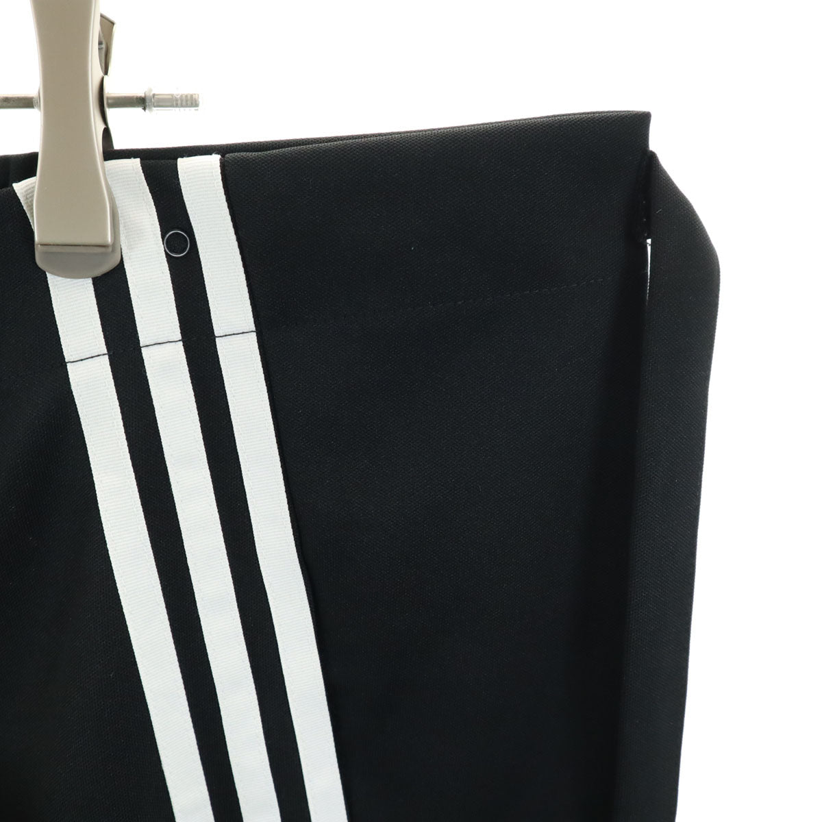 美品 adidas アディダス ワイド レッグ パンツ M ブラック ジャージ レディース