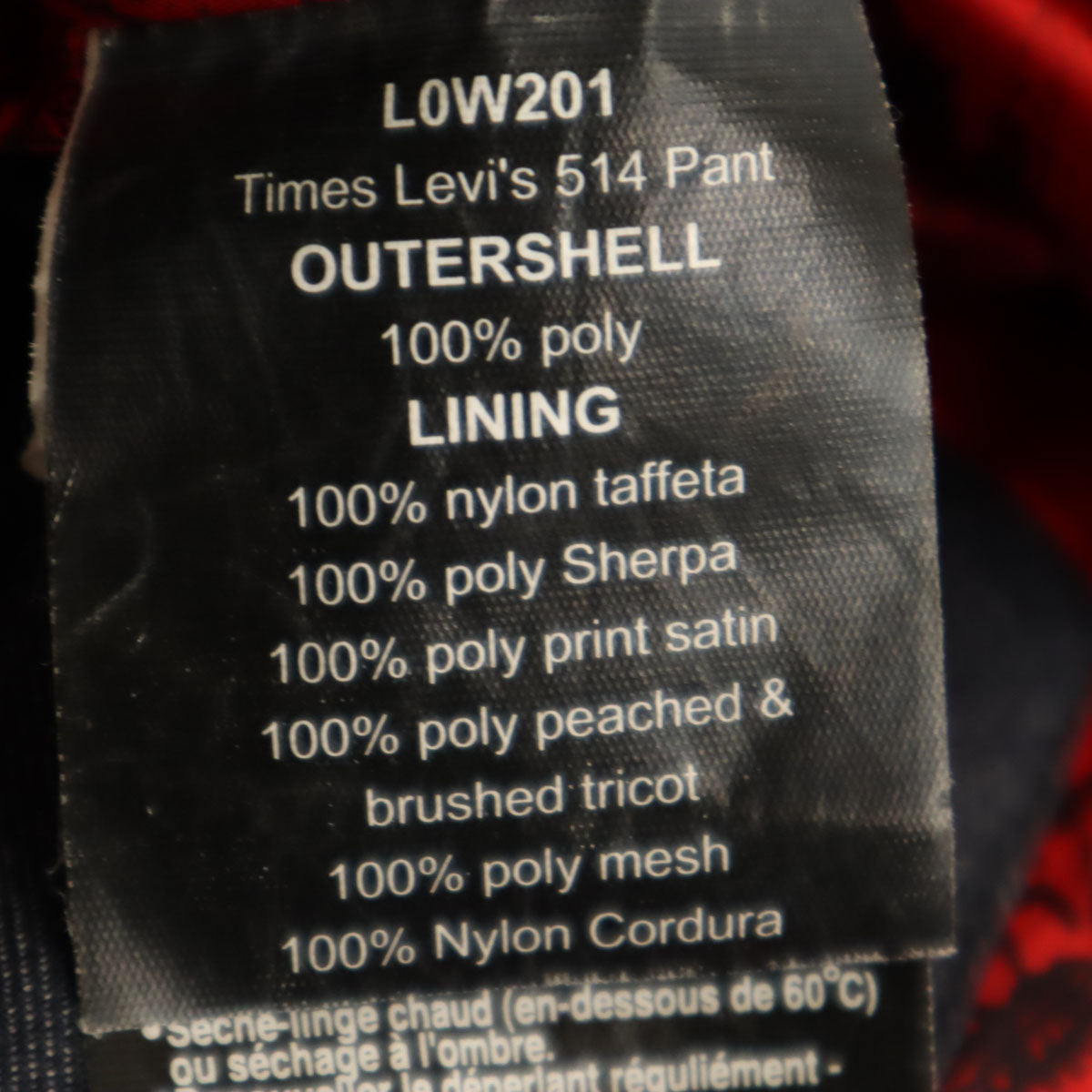 Levi's リーバイス 686 シックスエイトシックス コラボ スノーボード パンツ M ネイビー スキー スノボー メンズ