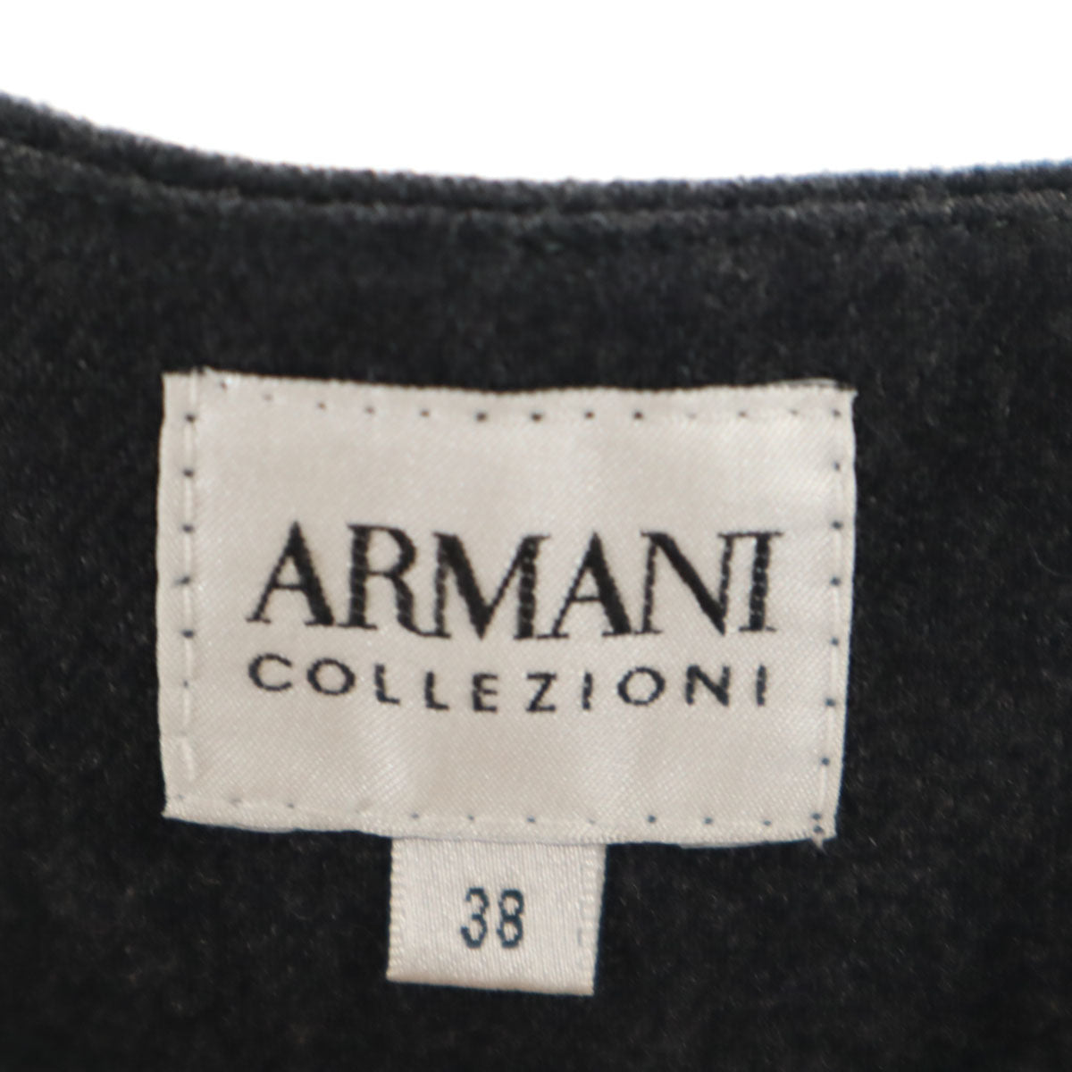 ARMANI COLLEZIONI アルマーニコレッツォーニ ウールパンツ 38 チャコールグレー レディース