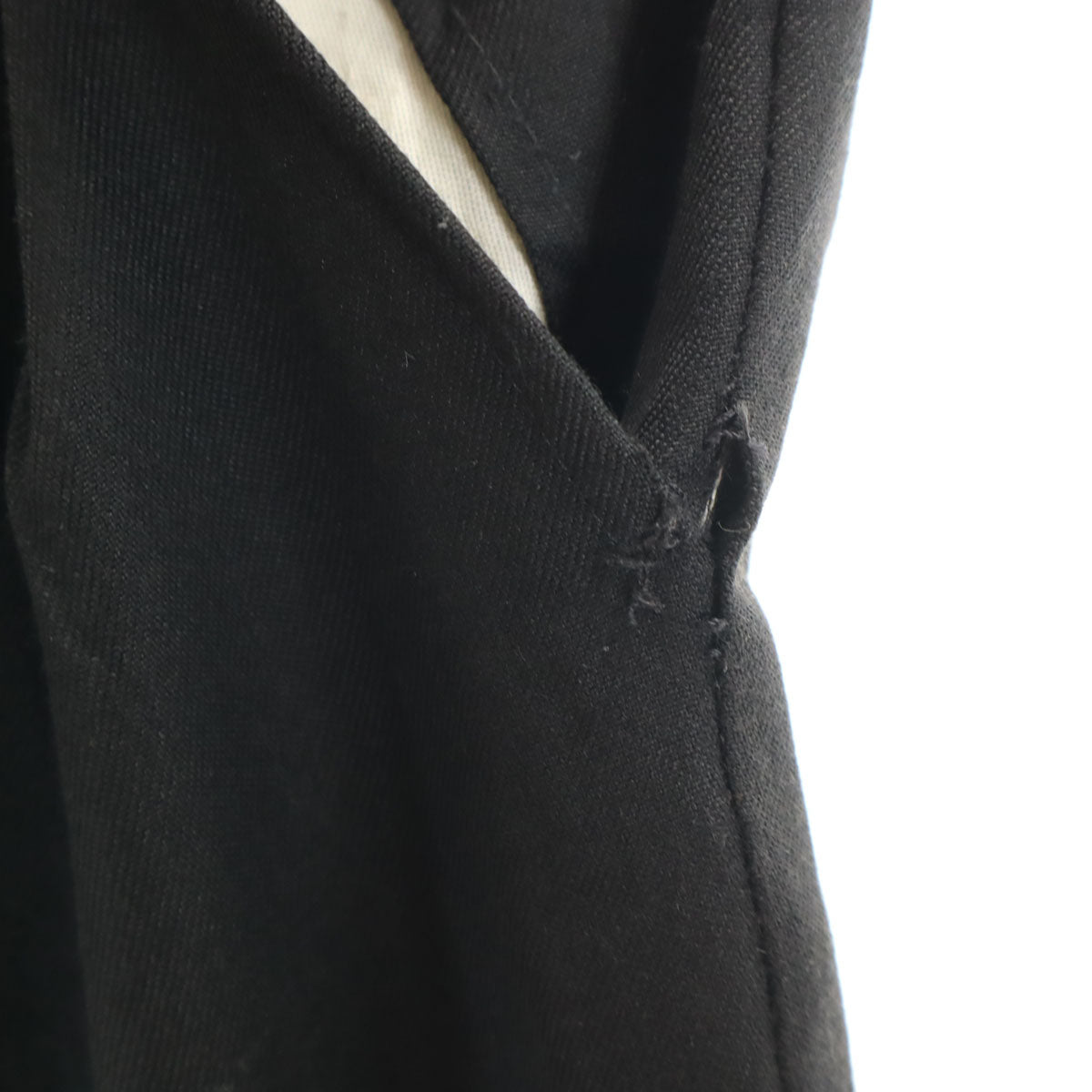 80s ロケットタロン ヴィンテージ スラックスパンツ ブラック TALONジップ メンズ