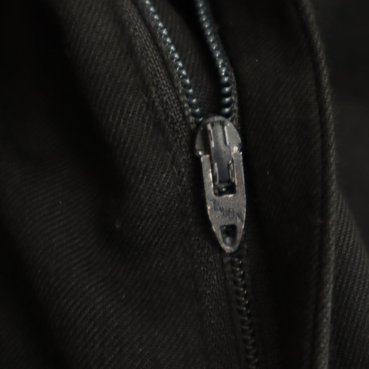 80s ロケットタロン ヴィンテージ スラックスパンツ ブラック TALONジップ メンズ