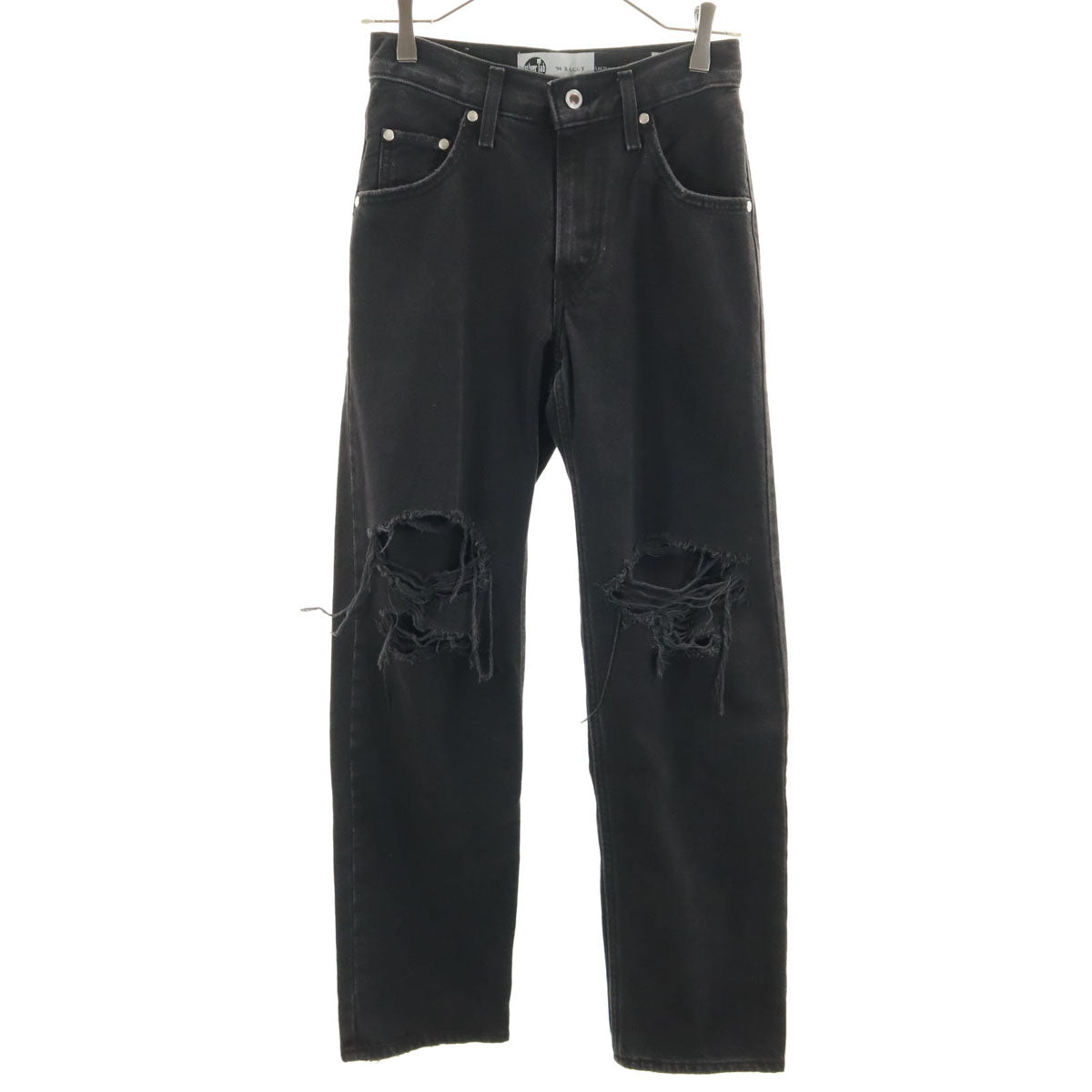 Levis Silver リーバイス シルバータブ デニムパンツ W23 ブラック系 ジーンズ レディース