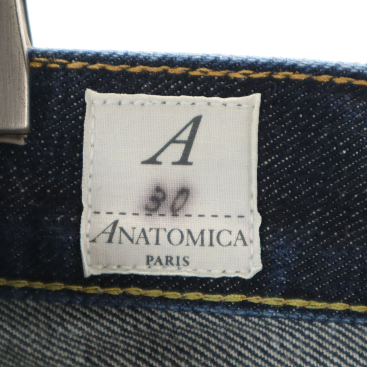 ANATOMICA アナトミカ 日本製 デニムパンツ W30 ネイビー ジーンズ メンズ