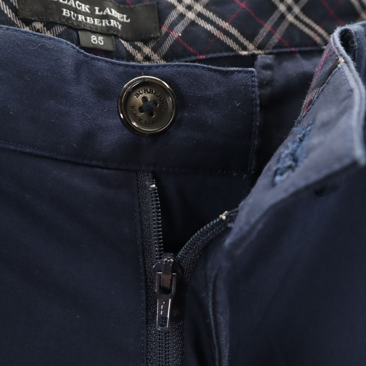 BURBERRY BLACK LABEL バーバリーブラックレーベル ロングパンツ 85 ネイビー 三陽商会 メンズ