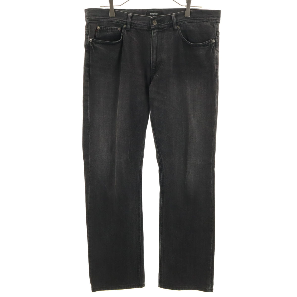 BURBERRY BLACK LABEL バーバリーブラックレーベル ストレートデニムパンツ 82 ブラック系 三陽商会 ジーンズ メンズ