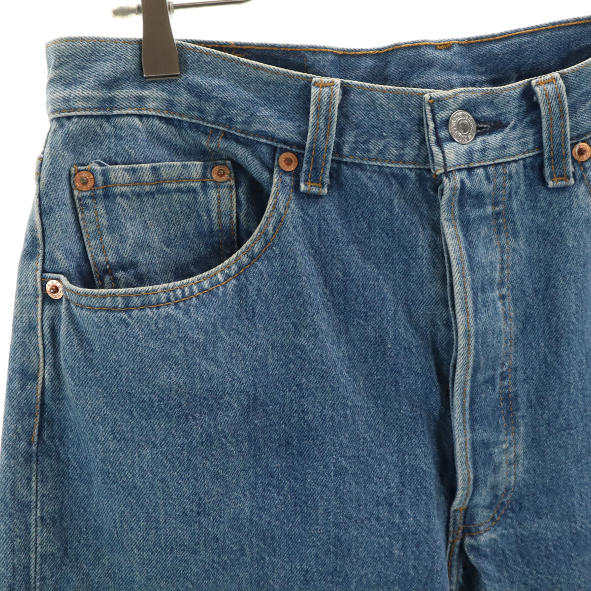 Levi's リーバイス 90s 501 USA製 オールド ストレートデニムパンツ W34 ウォッシュブルー ジーンズ メンズ