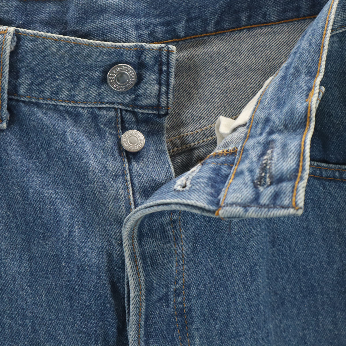 Levi's リーバイス 90s 501 USA製 オールド ストレートデニムパンツ W34 ウォッシュブルー ジーンズ メンズ