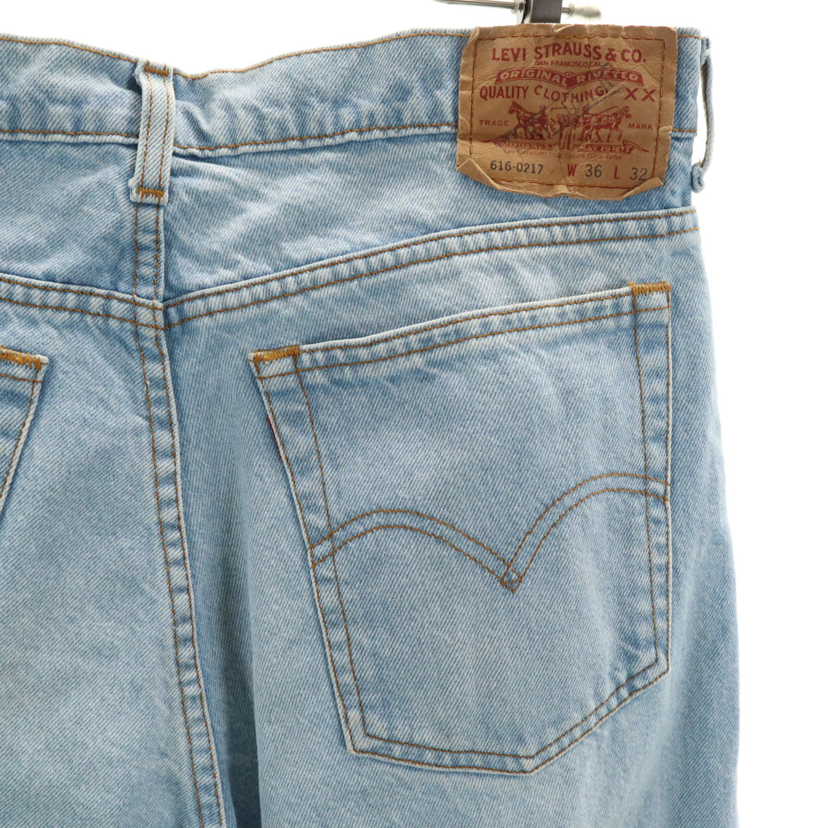 Levi's リーバイス 90s 616-0217 オールド テーパードデニムパンツ W36 ブルー ジーンズ メンズ