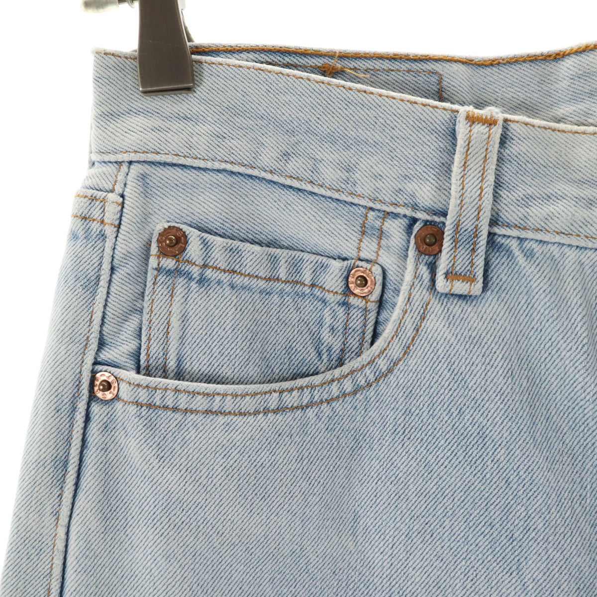 Levi's リーバイス 90s 501 USA製 オールド ストレートデニムパンツ W30 アイスブルー ジーンズ レディース