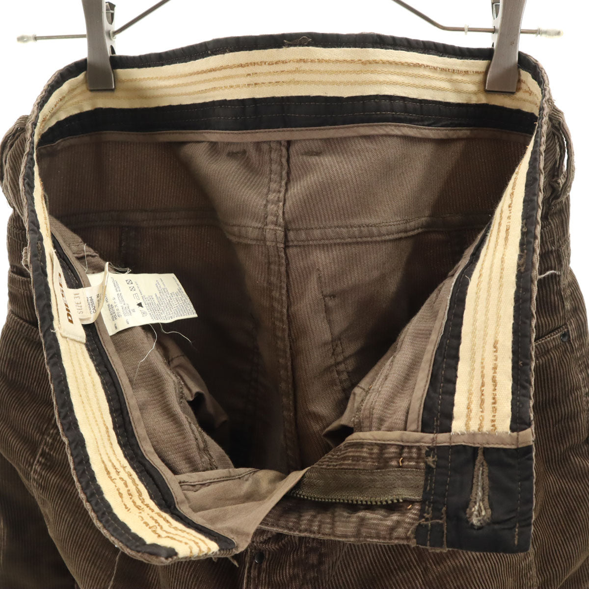 DIESEL ディーゼル コーデュロイパンツ W31 ブラウン メンズ