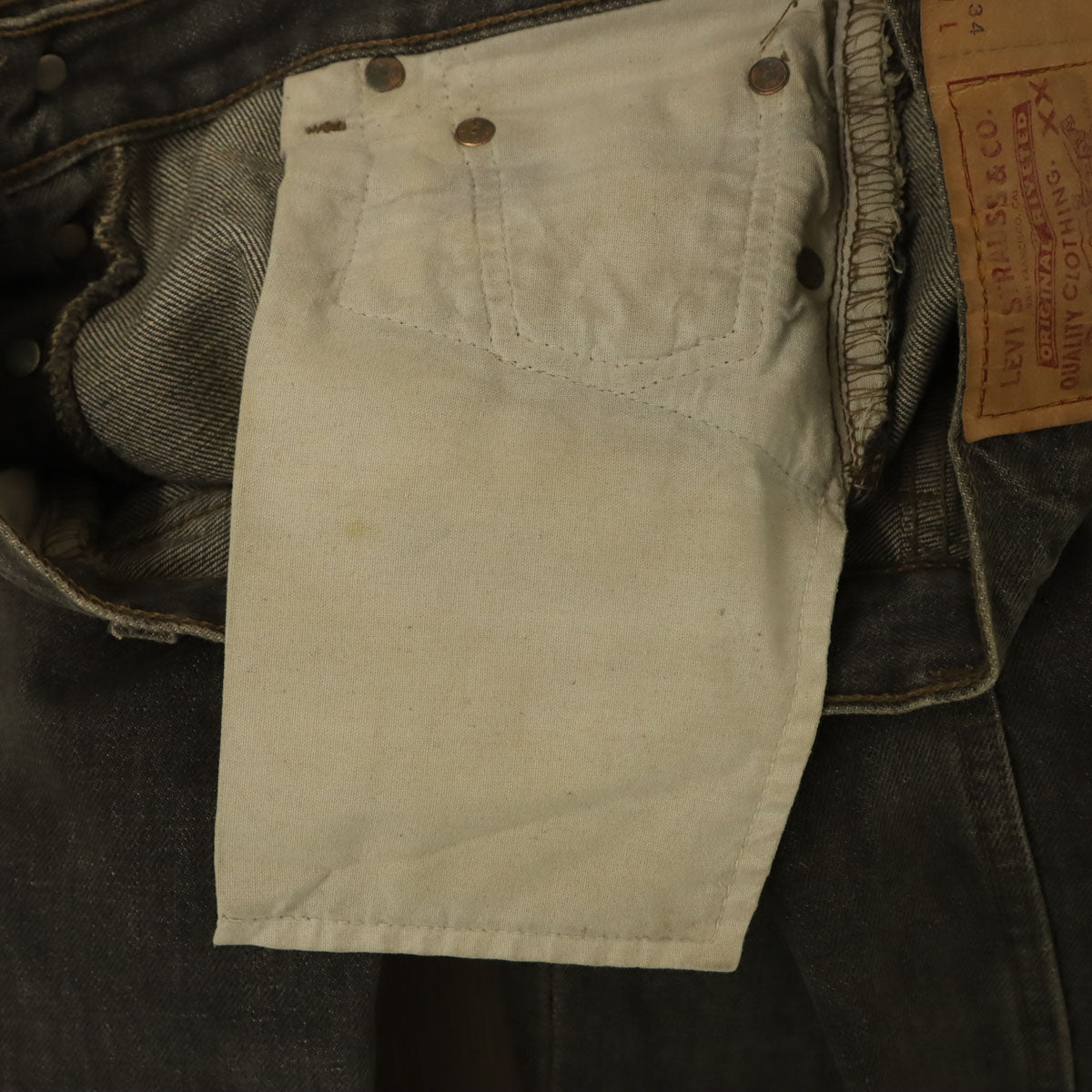 Levi's リーバイス 90s 501 USA製 オールド デニムパンツ W28 グレー系 ジーンズ メンズ