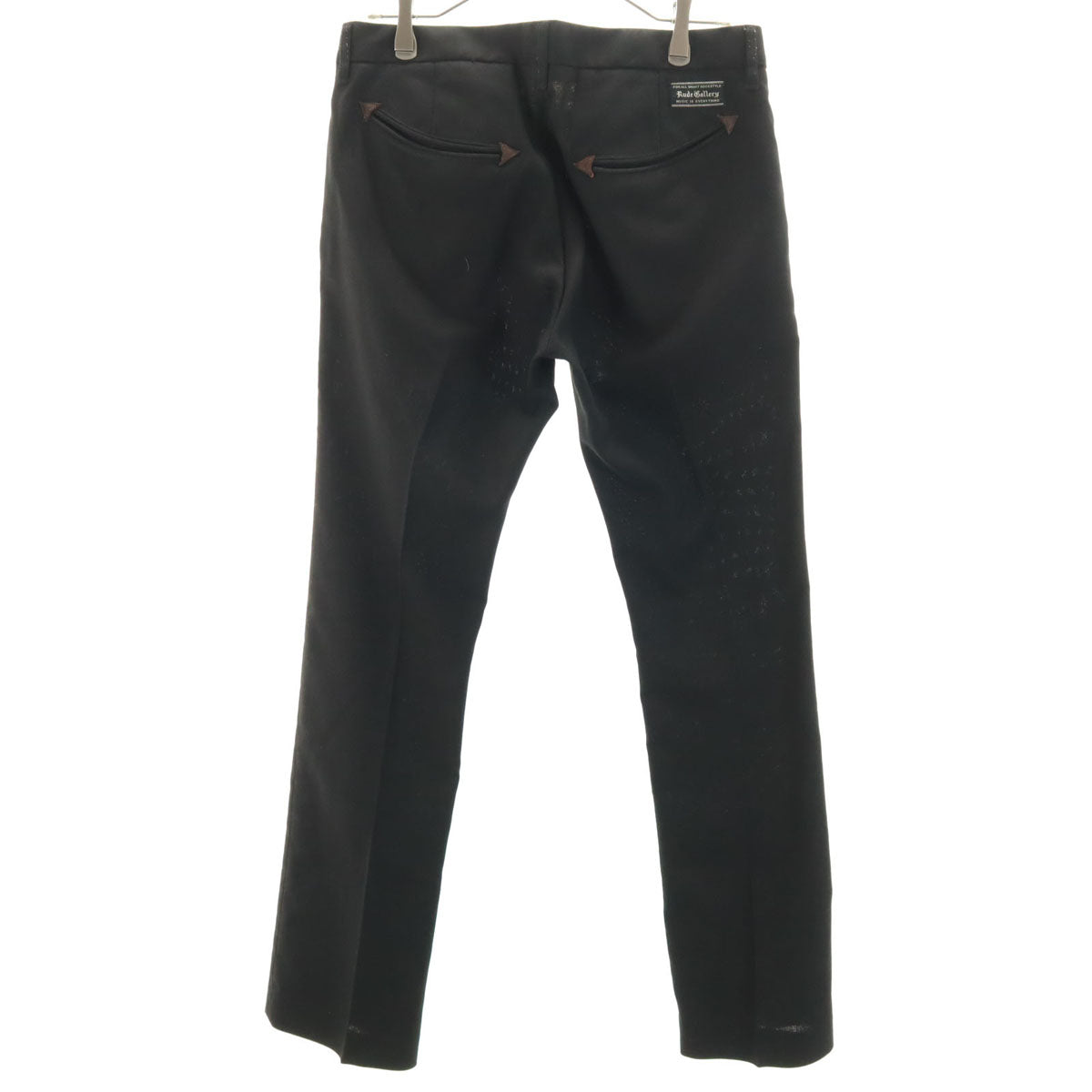 美品 RUDE GALLERY ルードギャラリー ロングパンツ 4 ブラック メンズ