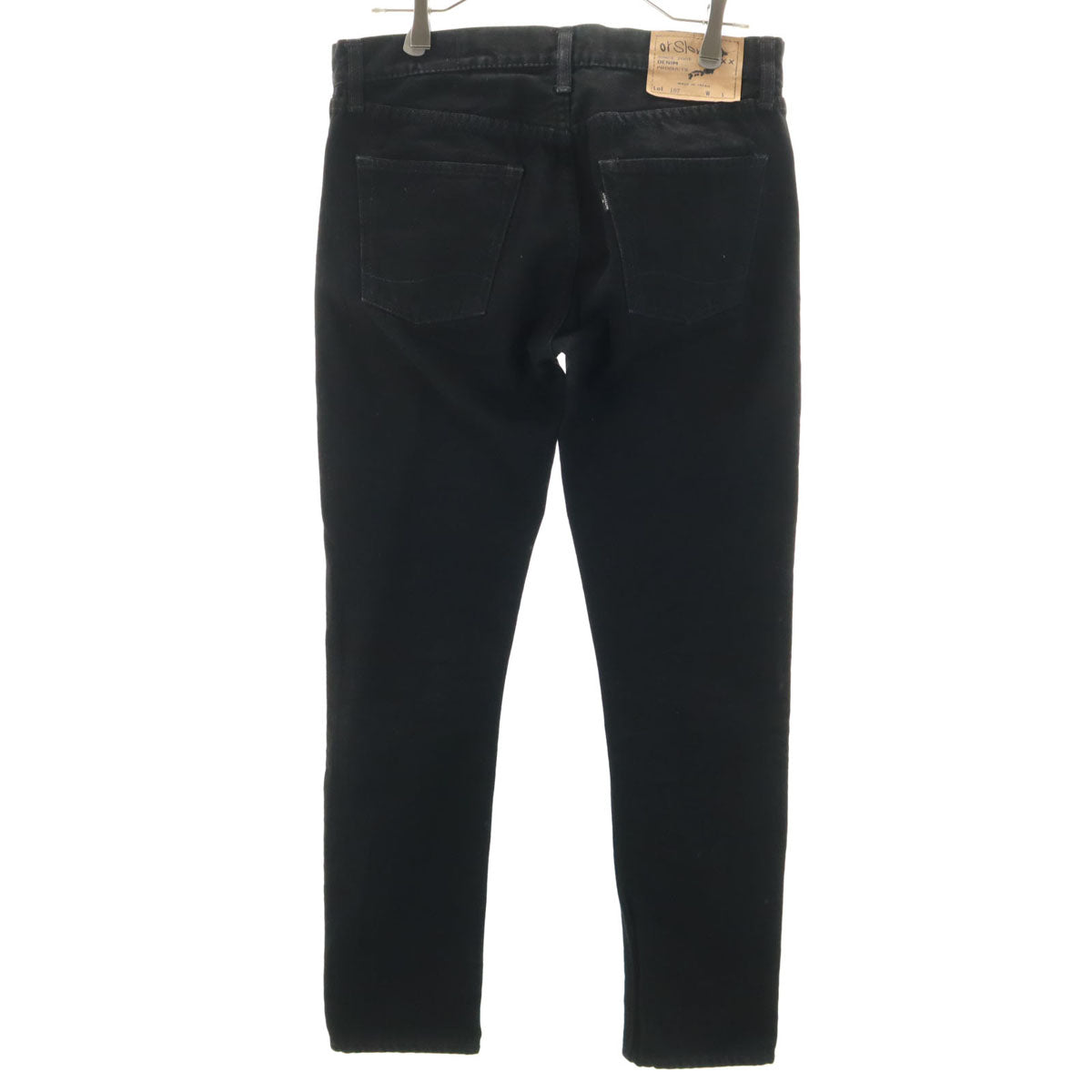 orSlow オアスロウ 107 日本製 スリムパンツ L ブラック メンズ