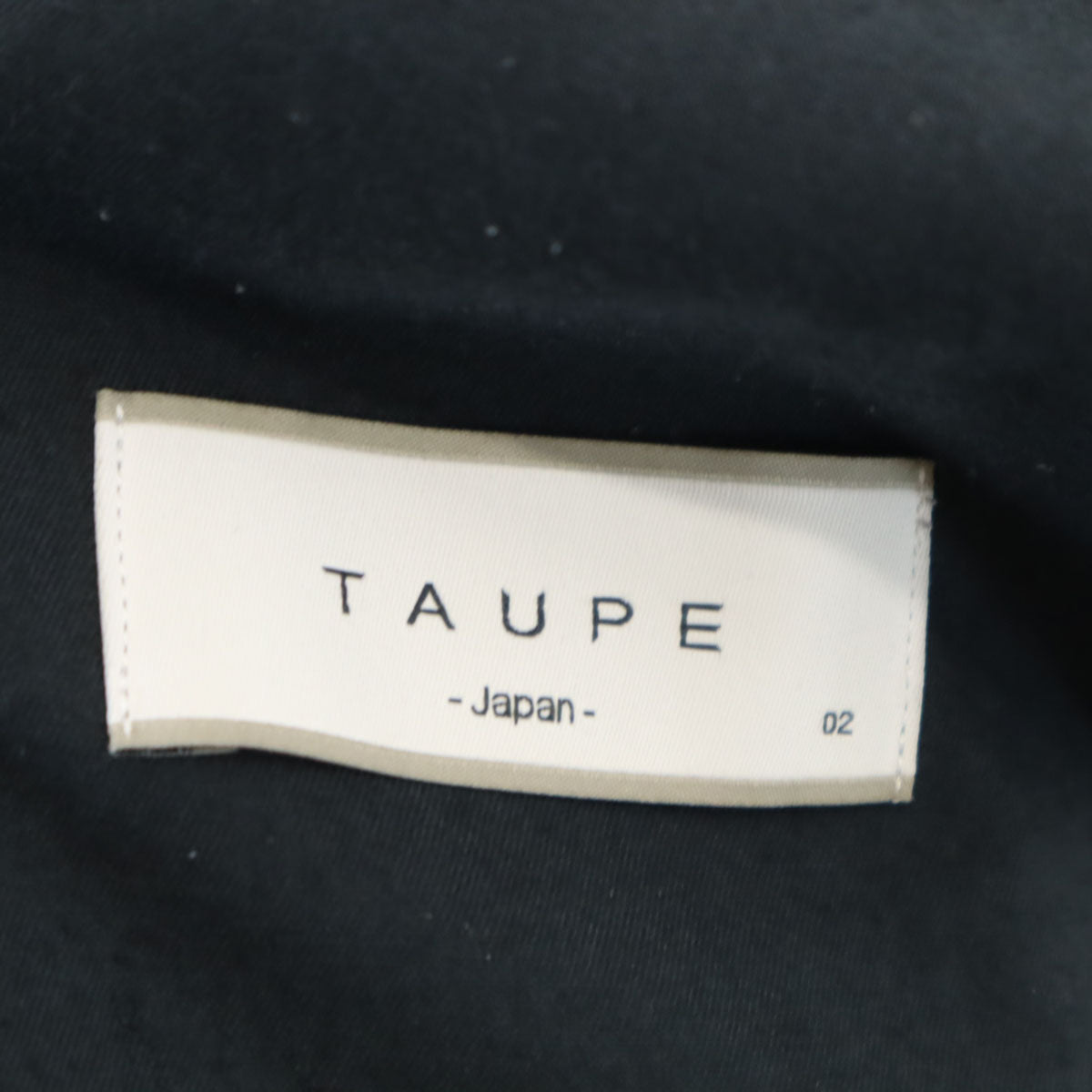 TAUPE トープ 日本製 ブーツカットパンツ 2 ブラック レディース