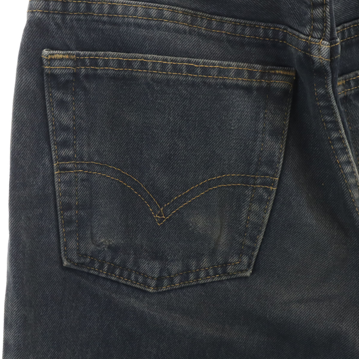 Levi's リーバイス 00s 517-09 USA製 後染め ブーツカットデニムパンツ W28 ブラック系 ジーンズ メンズ