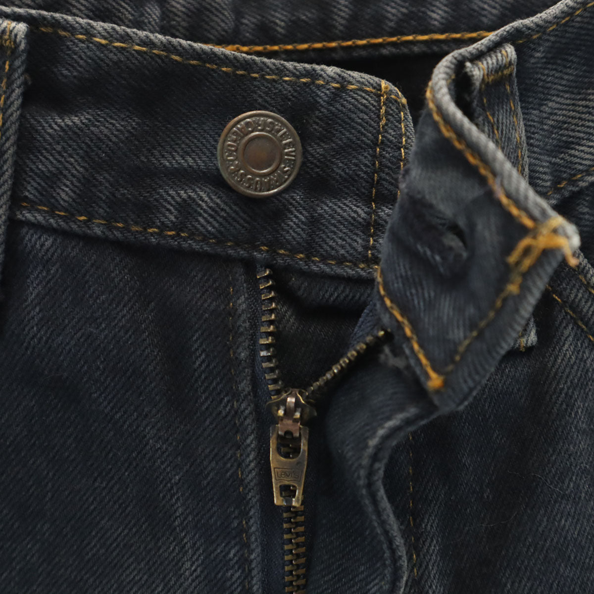 Levi's リーバイス 00s 517-09 USA製 後染め ブーツカットデニムパンツ W28 ブラック系 ジーンズ メンズ