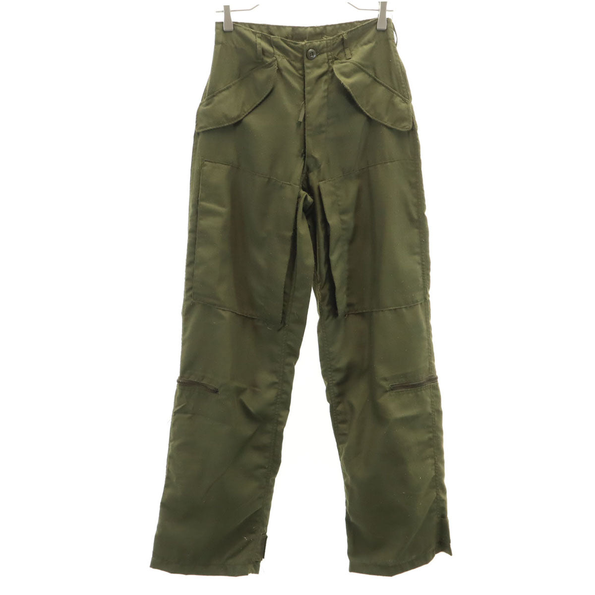 US ARMY アメリカ軍 70s ヴィンテージ ヘリクルー パンツ XS オリーブ ミリタリー メンズ