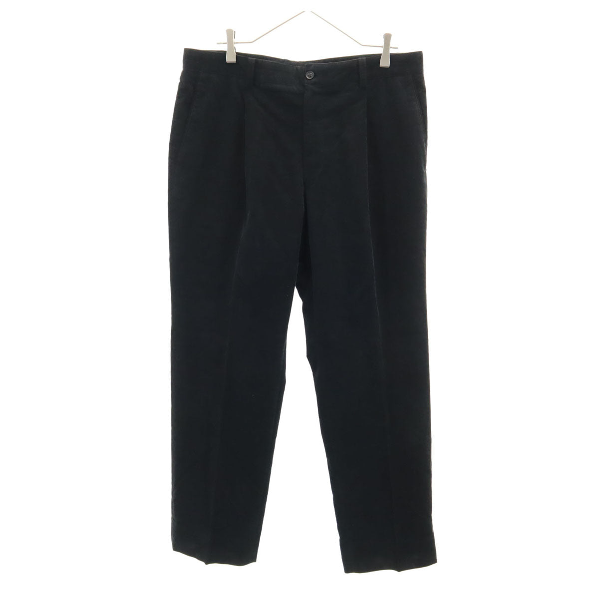 LANVIN LA COLLECTION ランバンコレクション 日本製 コーデュロイパンツ 94 ブラック メンズ