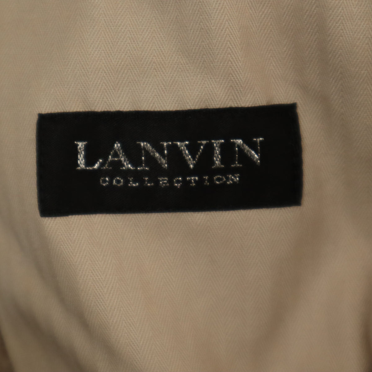 LANVIN LA COLLECTION ランバンコレクション 日本製 モールスキン タック パンツ 94 ブラウン メンズ